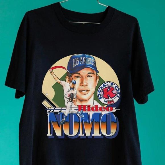 Other - Los Angeles Dodgers Hideo Nomo Funny Ash Cotton Shirt Unisex Tee K7890